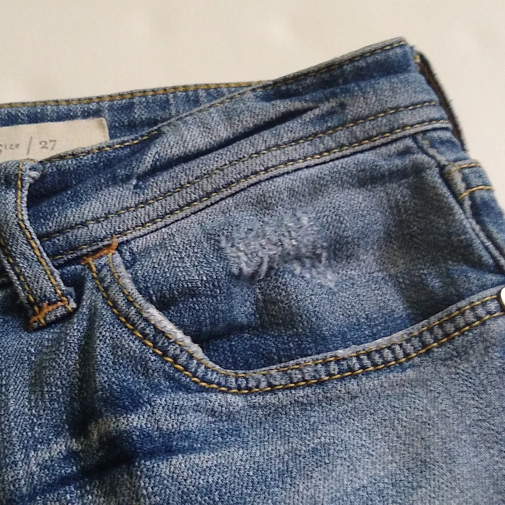 Anthropologie Pilcro and the‎ Letterpress Hyphen denim jean shorts 27